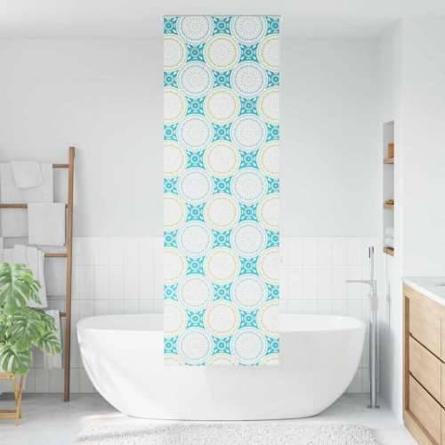 Rolo zavjesa za tuš 60x240 cm širina tkanine 56 cm - Ornament 60 x 240 cm bez kazete Cijena