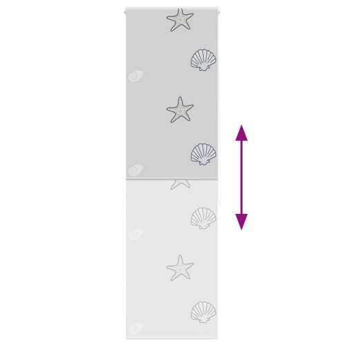 Rolo zavjesa za tuš 70x240 cm širina tkanine 66 cm - Morska zvijezda 70 x 240 cm bez kazete Cijena