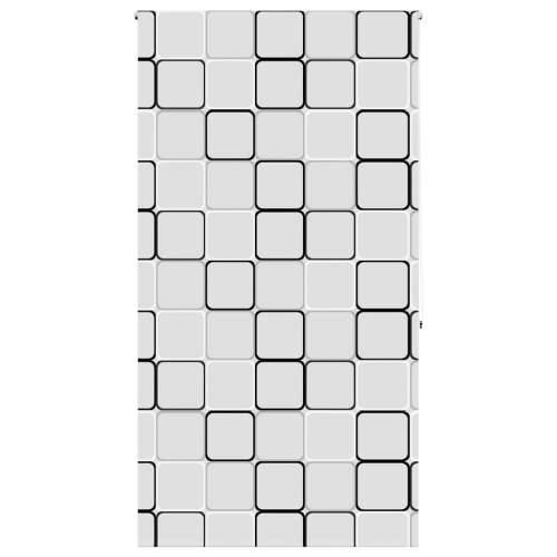 Rolo zavjesa za tuš 130x240 cm širina tkanine 126 cm - Četvrtasto 130 x 240 cm bez kazete Cijena