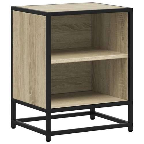 Noćni ormarić Sonoma hrast 40x31x50cm Konstruirano drvo i metal - sonoma hrast 1 Cijena