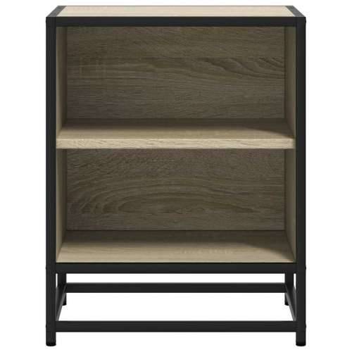 Noćni ormarić Sonoma hrast 40x31x50cm Konstruirano drvo i metal - sonoma hrast 1 Cijena