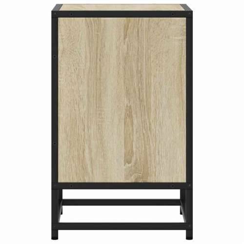 Noćni ormarić Sonoma hrast 40x31x50cm Konstruirano drvo i metal - sonoma hrast 1 Cijena