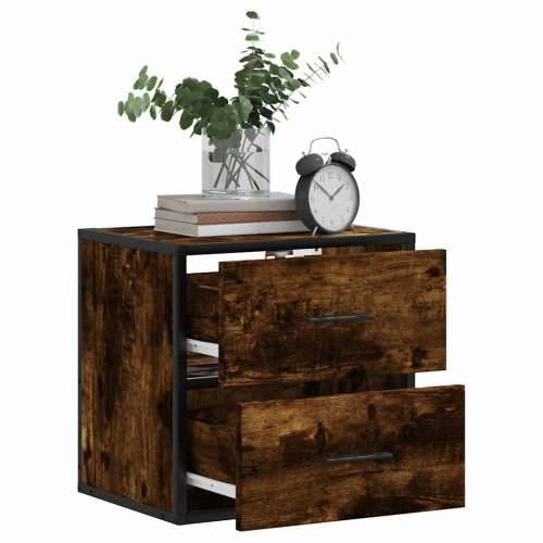 Zidni noćni ormarići 2 kom dimljeni hrast 40x31x39,5 cm - Dimljeni hrast 2 Cijena