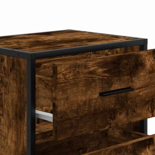 Zidni noćni ormarići 2 kom dimljeni hrast 40x31x39,5 cm - Dimljeni hrast 2 Cijena
