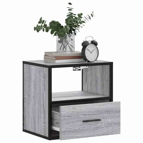 Zidni noćni ormarići 2 kom Sivi Sonoma 40x31x39,5 cm - Sivi hrast sonoma 2 Cijena