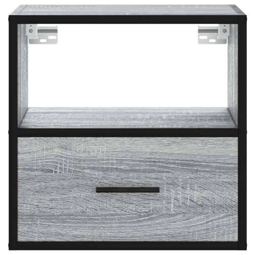 Zidni noćni ormarići 2 kom Sivi Sonoma 40x31x39,5 cm - Sivi hrast sonoma 2 Cijena