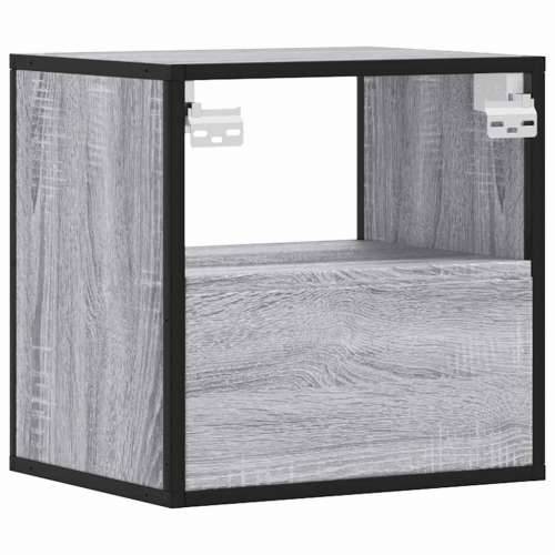 Zidni noćni ormarići 2 kom Sivi Sonoma 40x31x39,5 cm - Sivi hrast sonoma 2 Cijena