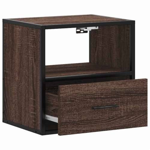 Zidni noćni ormarići 2 kom smeđi hrast 40x31x39,5 cm - Smeđi hrast 2 Cijena