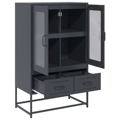 Visoka komoda antracit 68x39x111,5 cm od čelika Antracit 1 Cijena