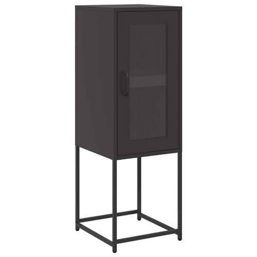 Komoda crna 36x39x107 cm Hladno valjani čelik - Crna 1 Cijena