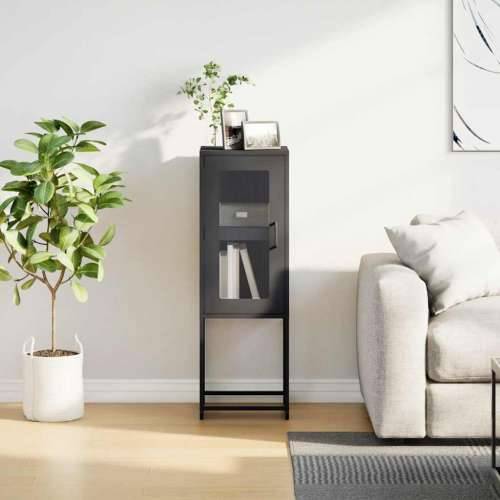 Komoda crna 36x39x107 cm Hladno valjani čelik - Crna 1 Cijena