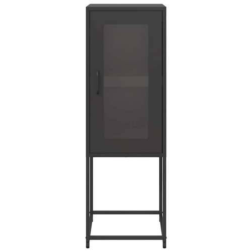 Komoda crna 36x39x107 cm Hladno valjani čelik - Crna 1 Cijena