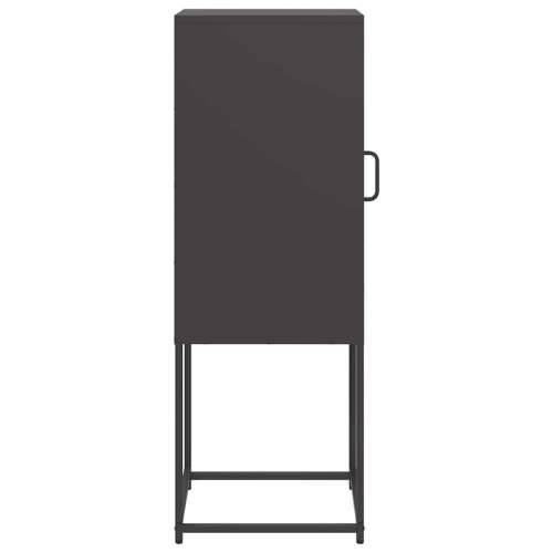 Komoda crna 36x39x107 cm Hladno valjani čelik - Crna 1 Cijena