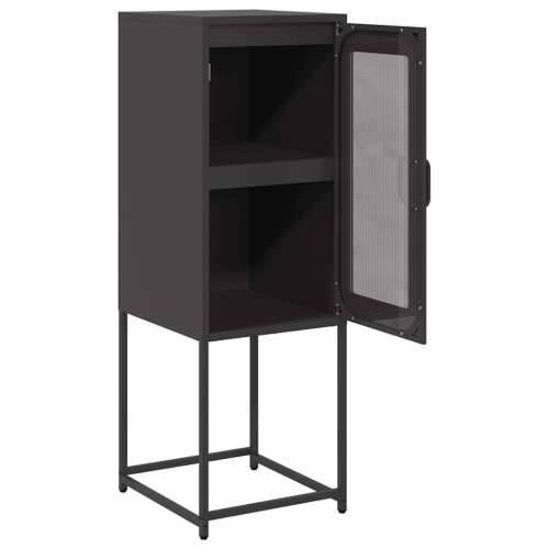 Komoda crna 36x39x107 cm Hladno valjani čelik - Crna 1 Cijena