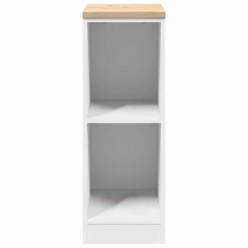 Garažni ormar za odlaganje bijeli 30x51x85 cm masivne borovine - Bijela 30 x 51 x 85 cm 1 2 police Cijena