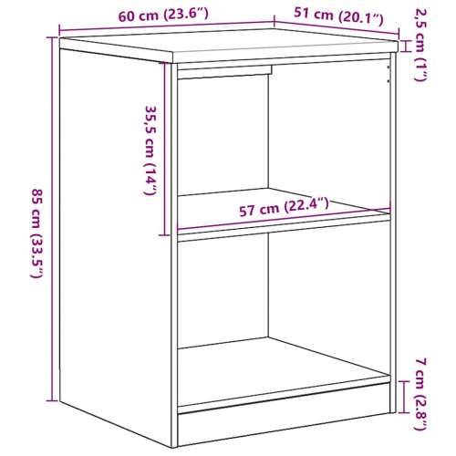 Garažni ormar za odlaganje crni 60x51x85 cm masivne borovine - Crna 60 x 51 x 85 cm 1 2 police Cijena