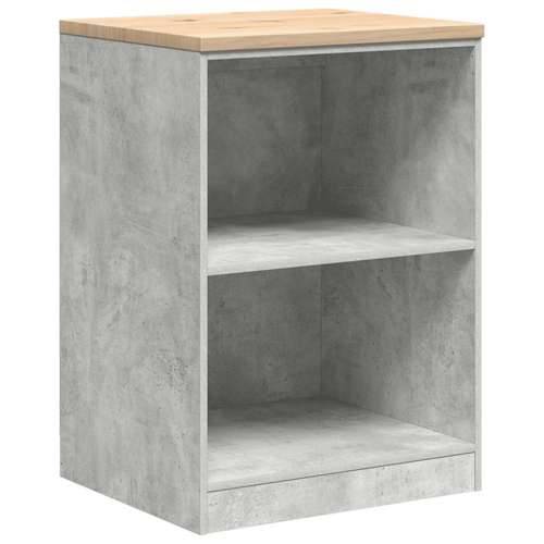 Garažni ormar za odlaganje 60x51x85 cm masivne borovine - Beton siva 60 x 51 x 85 cm 1 2 police Cijena