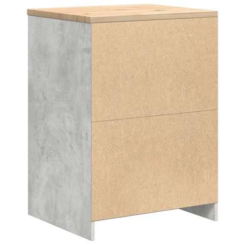 Garažni ormar za odlaganje 60x51x85 cm masivne borovine - Beton siva 60 x 51 x 85 cm 1 2 police Cijena