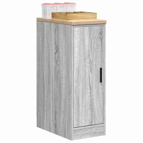Garažni ormar za odlaganje 30x51x85 cm masivne borovine - Sivi hrast sonoma 30 x 51 x 85 cm 1 1 drvena vrata Cijena