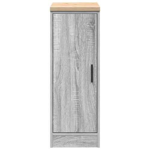 Garažni ormar za odlaganje 30x51x85 cm masivne borovine - Sivi hrast sonoma 30 x 51 x 85 cm 1 1 drvena vrata Cijena