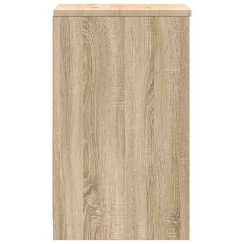 Garažni ormar za odlaganje 40x51x85 cm masivne borovine - sonoma hrast 40 x 51 x 85 cm 1 1 drvena vrata Cijena