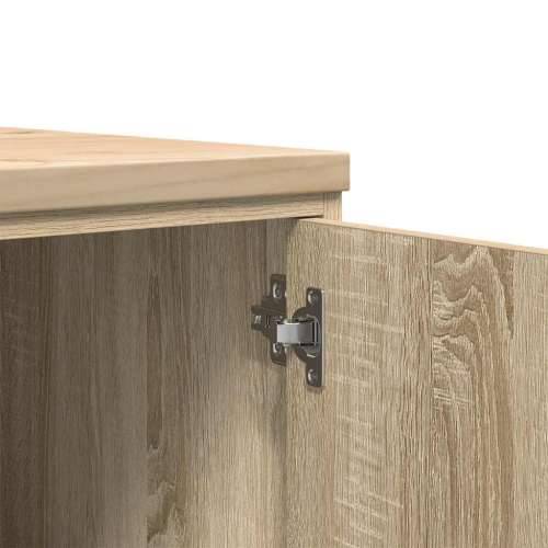 Garažni ormar za odlaganje 40x51x85 cm masivne borovine - sonoma hrast 40 x 51 x 85 cm 1 1 drvena vrata Cijena