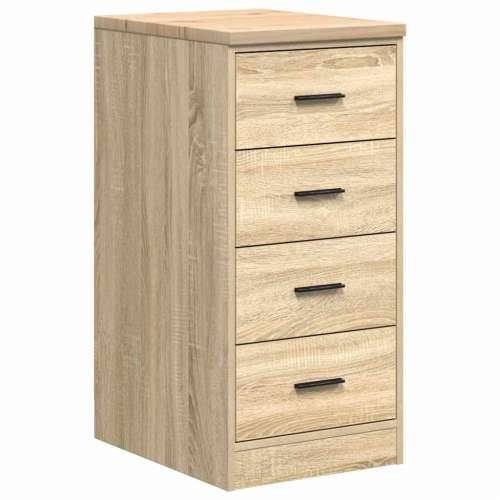 Garažni ormar za odlaganje 40x51x85 cm masivne borovine - sonoma hrast 40 x 51 x 85 cm 1 4 ladice 4 zásuvky Cijena