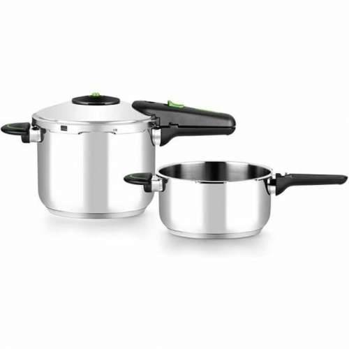 Ekpres lonac Monix M911005 4 L + 6 L Nehrđajući Čelik 6 L 2 Dijelovi Cijena
