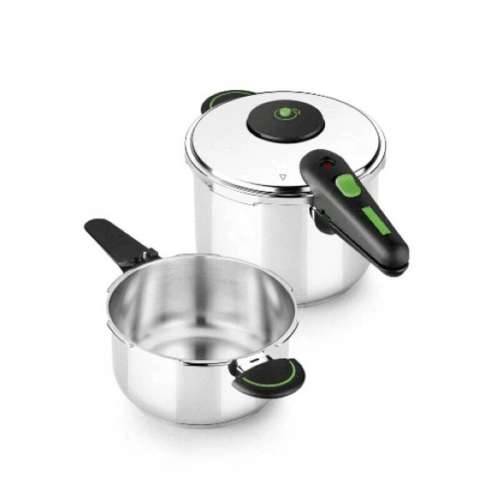 Ekpres lonac Monix M911005 4 L + 6 L Nehrđajući Čelik 6 L 2 Dijelovi Cijena