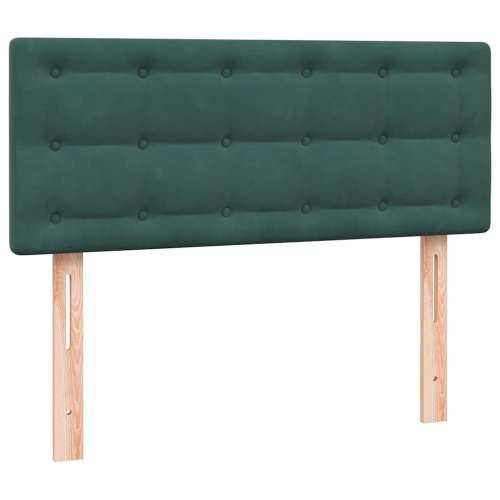 Box spring krevet s madracem tamnozeleni 120x210 cm baršunasti - Tamnozelena 120 x 210 cm gumbi Cijena