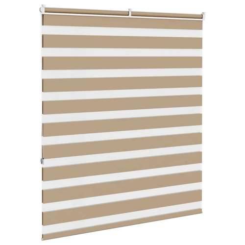 Zavjesa zebra 125x150 cm širina tkanine 120,9 cm poliester - sand brown 125 x 150 cm Cijena