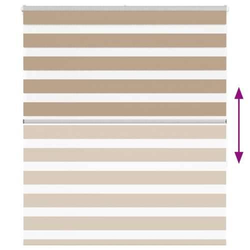 Zavjesa zebra 125x150 cm širina tkanine 120,9 cm poliester - sand brown 125 x 150 cm Cijena