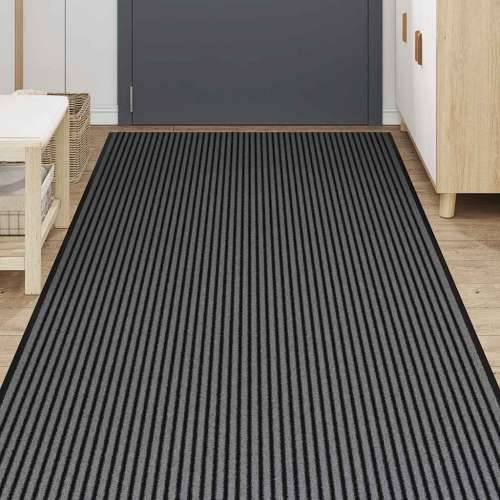 Otirač prugasti crni i sivi 115 x 400 cm - 115 x 400 cm 1 Cijena