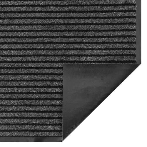 Otirač prugasti crni i sivi 115 x 400 cm - 115 x 400 cm 1 Cijena
