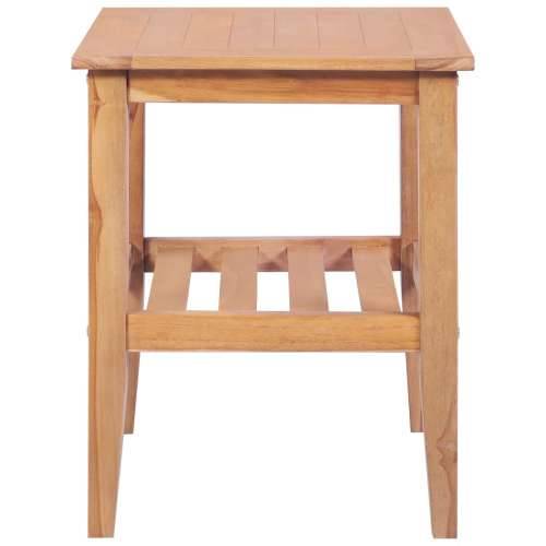Stolić za kavu 40 x 40 x 50 cm četvrtasti od masivne tikovine Cijena