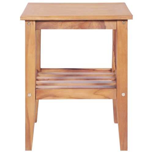 Stolić za kavu 40 x 40 x 50 cm četvrtasti od masivne tikovine Cijena