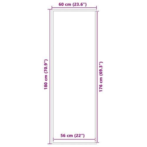 Otirač crni 60 x 180 cm - Crna 60 x 180 cm 1 Cijena