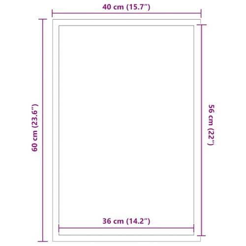 Otirač crni 40 x 60 cm - Crna 40 x 60 cm 1 Cijena