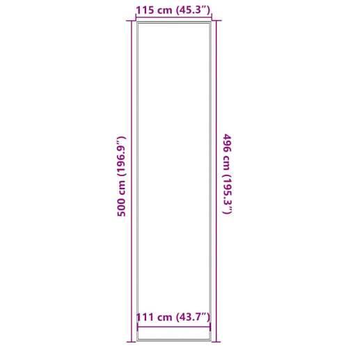 Otirač crni 115 x 500 cm - Crna 115 x 500 cm 1 Cijena