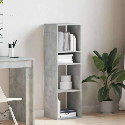 Ormarić za knjige boja betona 34x31x112 cm konstruirano drvo - Beton siva 34 x 31 x 112 cm 1 Cijena