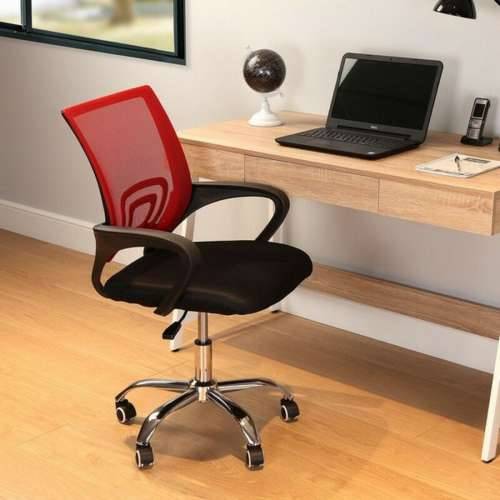 Uredska stolica Versa Crna Crvena Pisana 51 x 58 cm Cijena