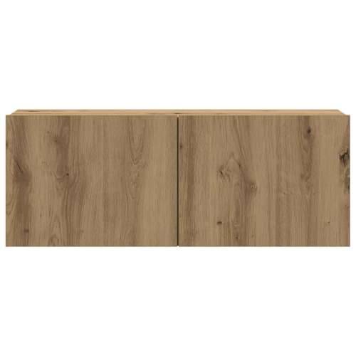 4-dijelni zidni TV ormarić Artisan hrast izrađen od drveta - hrast artisan 1 160 cm Cijena