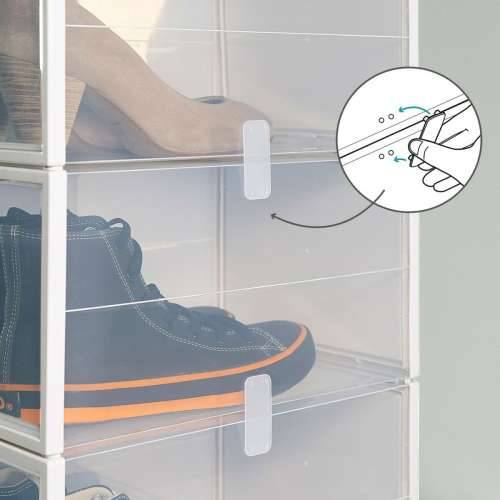 Stackable shoe box Max Home Bijela 6 kom. polipropilen ABS 25 x 18,5 x 35 cm Cijena
