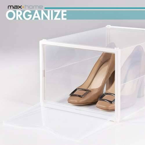 Stackable shoe box Max Home Bijela 6 kom. polipropilen ABS 25 x 18,5 x 35 cm Cijena