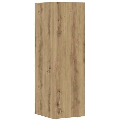6-dijelni zidni TV ormarić Artisan hrast izrađen od drva - hrast artisan 6 90 cm Cijena