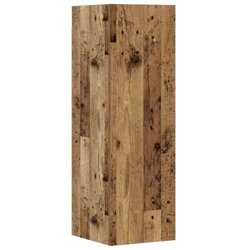 8-dijelni zidni set TV ormarić konstruirano drvo - Staro drvo 8 80 cm Cijena