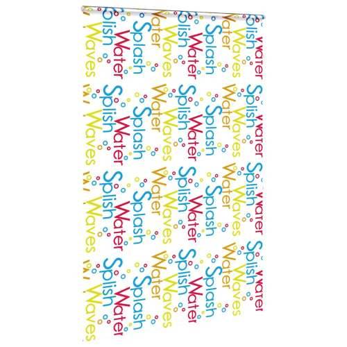 Rolo zavjesa za tuš s kazetom 160x240 cm širina tkanine 156 cm - colourful words 160 x 240 cm s kazetom Cijena