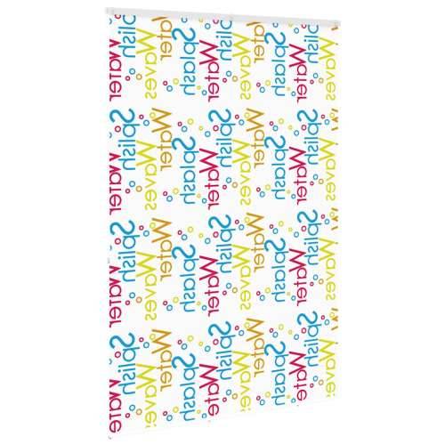 Rolo zavjesa za tuš s kazetom 160x240 cm širina tkanine 156 cm - colourful words 160 x 240 cm s kazetom Cijena