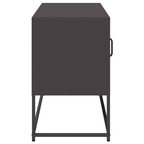 TV ormarić crni 100,5x39x60,5 cm čelični - Crna 1 100.5 cm Cijena