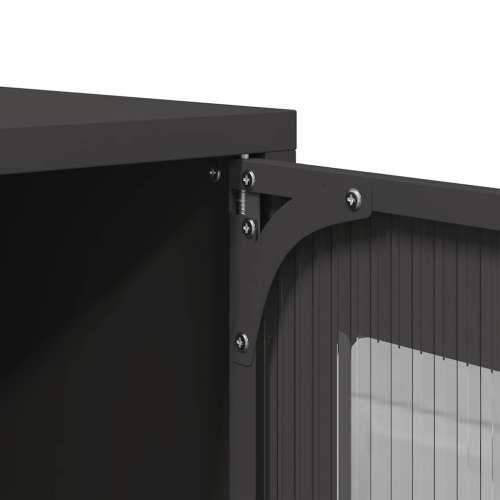 TV ormarić crni 100,5x39x60,5 cm čelični - Crna 1 100.5 cm Cijena